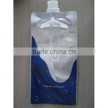 middle spout packaging pouch /stand up liquid, shampoo,laundry detergent,juice packing spout pouch/reusable food spout pouch/