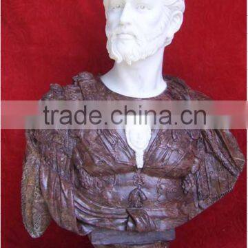 SKY-CH6 polished marble head bust