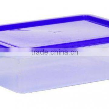 PLASTIC RECTANGULAR CONTAINER WITH LID 5653L