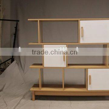 Wooden particle board 3 door cabinet