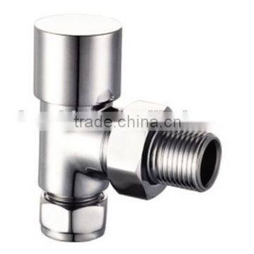 Angle Radiator Valves Chrome Lockshield