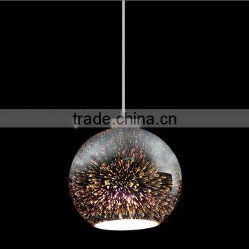 2016 new pendant chandelier glass 3d lighting modern pendant light