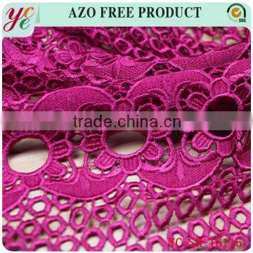 High Quality Chemical Embroidery Fabric Water Soluble Fabric Embroidery photo-6
