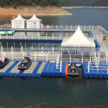 Floating pontoon jet ski