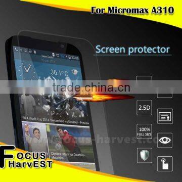 2016 New Arrivel !! Mobile Phone 9h 0.33mm Tempered Glass Screen Protector for Micromax A310 photo-1