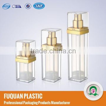 Clear Square Airless mist pump Cosmetic Bottles                        
                                                Quality Choice