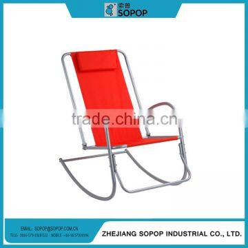 High quality aluminum light weight tall back folding director chair with footrest