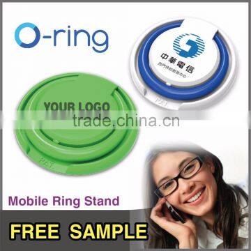 O-ring cheap Reusable Sticky plastic Finger ring holder For cell Phone