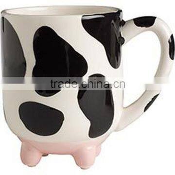 OEM factory directly unique ceramic cow 3d mug