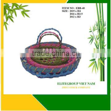 The product low price , bamboo basket with ELITEGROUP