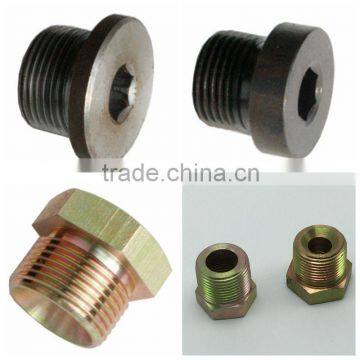 Male Hydraulic Tube Fitting Black Hydraulic Plug Tube Plug