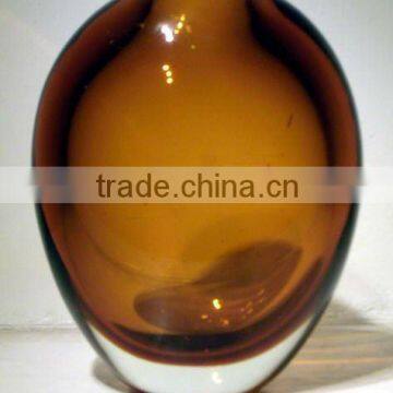 hand made art glass vase and glass vase and art glass table decoration xo-2010046A and art glass home decoration