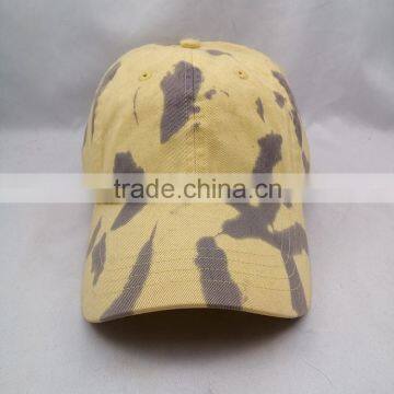 Wholesale Custom Yellow Baseball Caps Unisex Blank Scrawl Baseball Caps photo-2