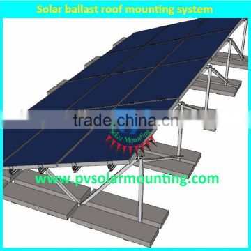 PV solar flat roof mounting system