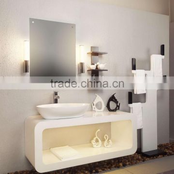 Hotel opal glass steel lighted bathroom mirror,Steel lighted bathroom mirror,Lighted bathroom mirror M10G11