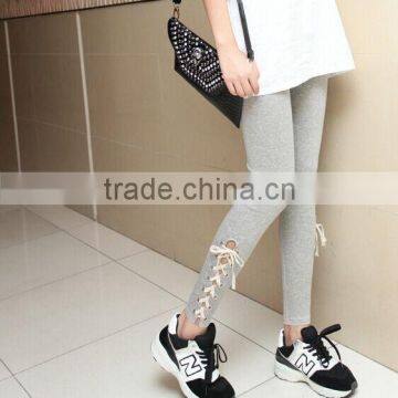 2015 Hot Sale Europe Style Lace Cotton Leggings photo-3