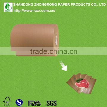 grease resistant meat wrapping paper with PE