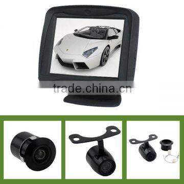 new design new price camera car with 3.5inch monitor