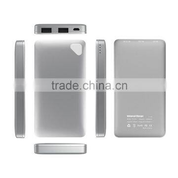 Trusda Hot selling Power bank QC 2.0 QUALCOMM Approved 10000mAh mobile charger with 4 LED indicators