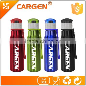 Insulated flip up straw stainless steel water bottle