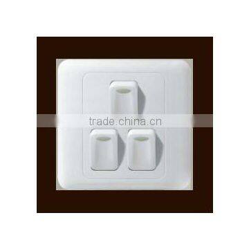 3gang n ew Design Top Qualityswitches and Socket