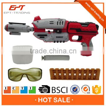 2 IN1 paper bullet and soft bullet gun kids soft bullet gun toy for sale