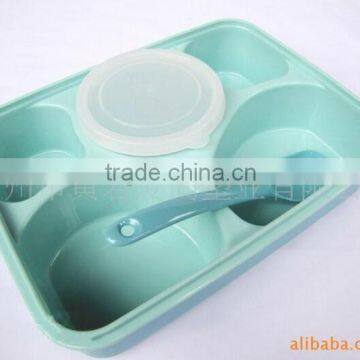 World best selling products Plastic lunch box with divided sauce container new product launch in china