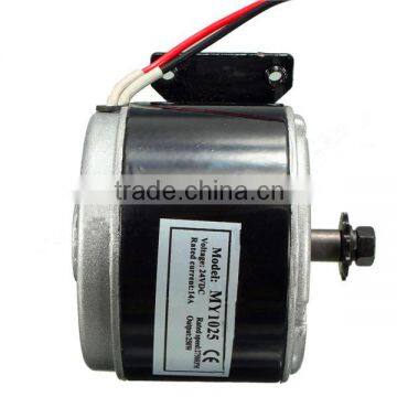 DC 24V Electric Motor Brushed 250W 2750RPM 2-Wired Chain For E-Bike Scooter photo-2
