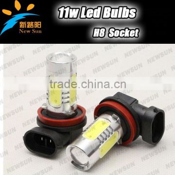 High Power Xenon White 11W H8 COB LED Bulbs Fog Daytime Lights