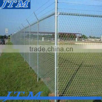 JTM-Alibaba china Chain link fence top barbed wire