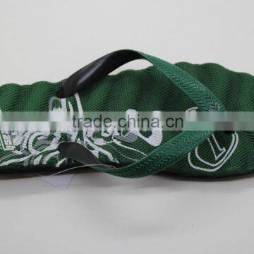 Textured EVA Foam Green Soft Flip Flops photo-4