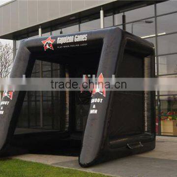 Newest discount product, Good Inflatable sports product,Inflatable napoleon soccer game speed shooter for people