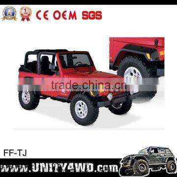 Unity Hot Customization Size new design wheel arch fender flares /fender flares/wheel arch fender for Wrangler TJ