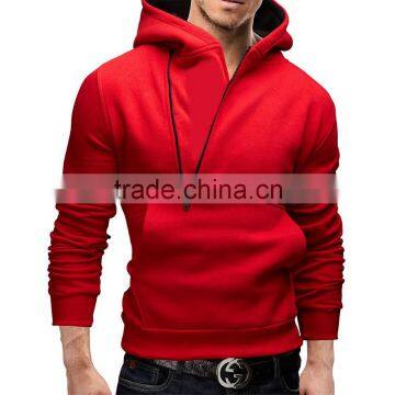 Daijun Oem Fashion Sweats Long Sleeve Any Colour Cheap High Quality Mens Side Zipper Hoody photo-2