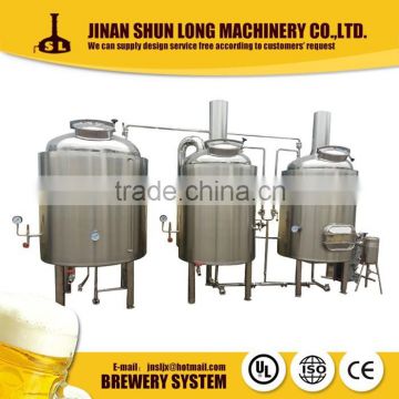 Commercial beer brewing equipment 1000L pub brewing machine