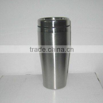 Double wall insulated mug without handle