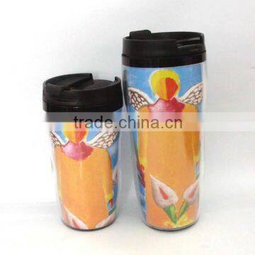 350ml Double Wall Plastic Tumbler Milk Cup