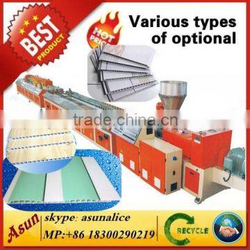 new pvc wall and ceiling plastic making machinery