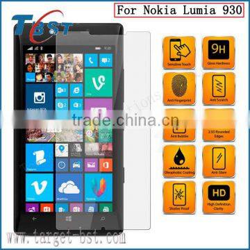 2015 New Hot selling Anti Explosion tablet tempered glass screen protector for Nokia Lumia 930 0.08/0.15/0.2/0.26/0.33/0.44mm