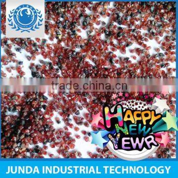 Sub-conchoidal Average Bulk 2.4 garnet grit for aluminum surface sandblasting