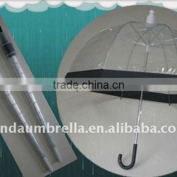 apollo 58.5cm x8k dripless POE dome umbrella with transparent plastic cover