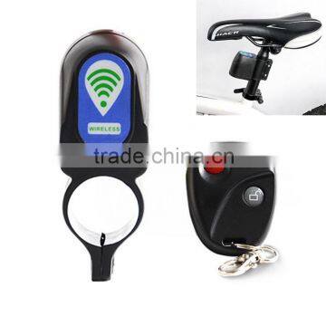 New Arrival battery operated wireless remote bicycle anti theft alarm