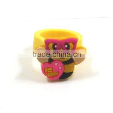 Animal Shaped Cartoon Custom Wholesale PVC Ring