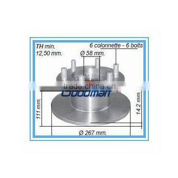 Iveco Automotive Brake Disc 1904529 From Nanjing Auto Spare Parts