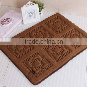 Colors Soft Touch Durable Slow rebound Memory Foam Kitchen Floor Bath Mat pvc Doormat