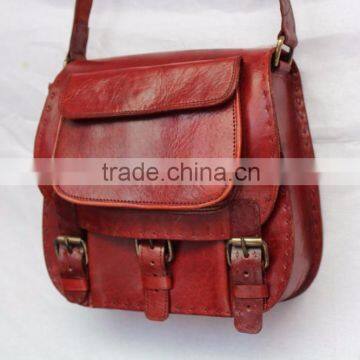 small satchel leather cross bag genuine leather hand made handbag woman 2016