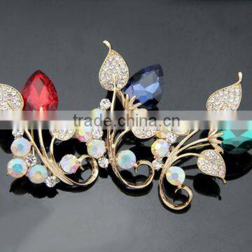 2015 vintage korean imitation pearl flower wedding brooches wholesale and pins for dress