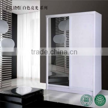 2016 latest design high gloss aluminum bedroom wardrobe cabinet desgins