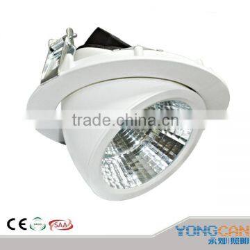 2013 hot model cob 20w white aluminum alloy led spotlight