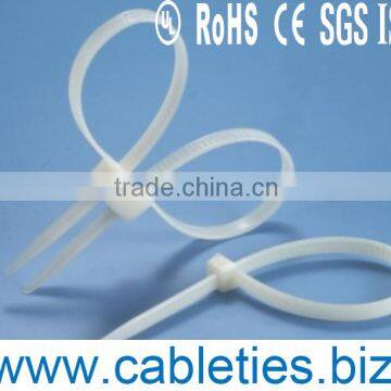 Plastic Large Electrical Cable Tie Fasteners Nylon Self-Locking Police Handcuffs photo-2